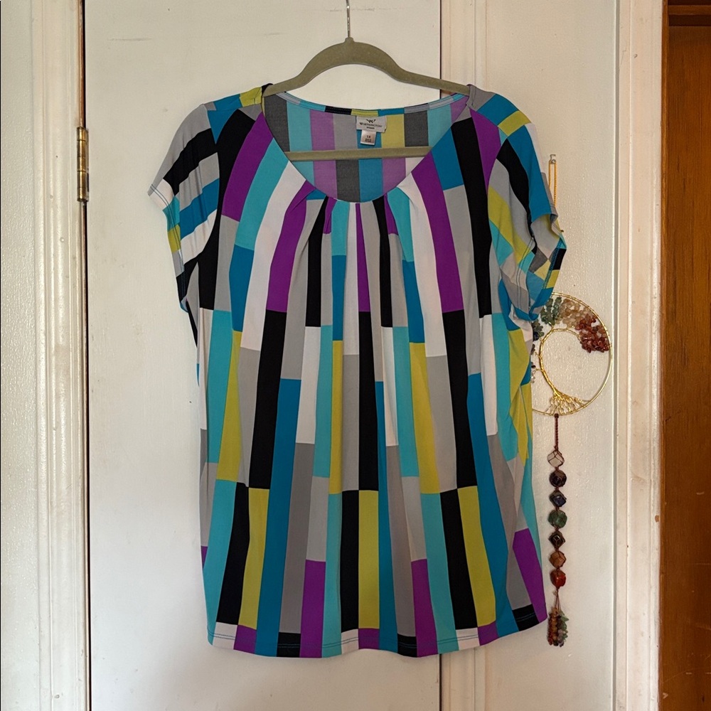 Worthington Multicolor Striped Top